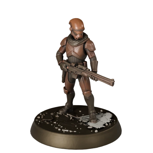 Collectible Heroic Alien Trooper | Detail Display Pack