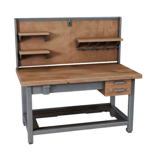Mechaniker-Werkbank 3D Studio Render-Asset für Film