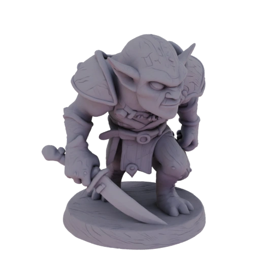Fantasy Ancient Goblin Archer Miniature STL