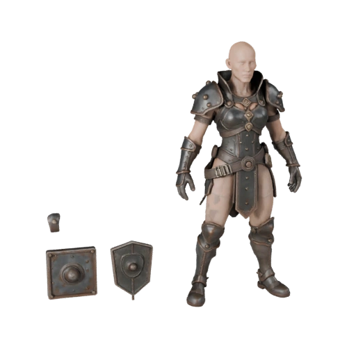 Modello Realistico di Mago Cobalto - Modellato