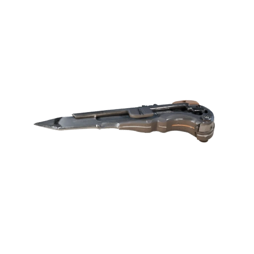 Stylized Vintage Utility Knife 3D Casual Game Asset