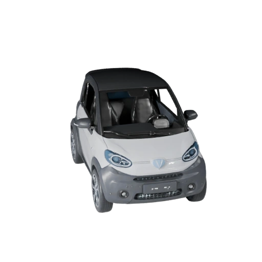 Compact Car 3D Model for Blender - Render Ready Asset