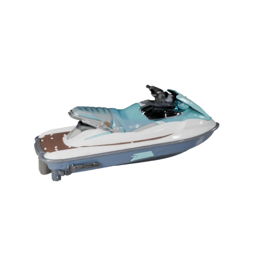 3D модель гидроцикла для Unity - Низкополигональный игровой ассет Pro