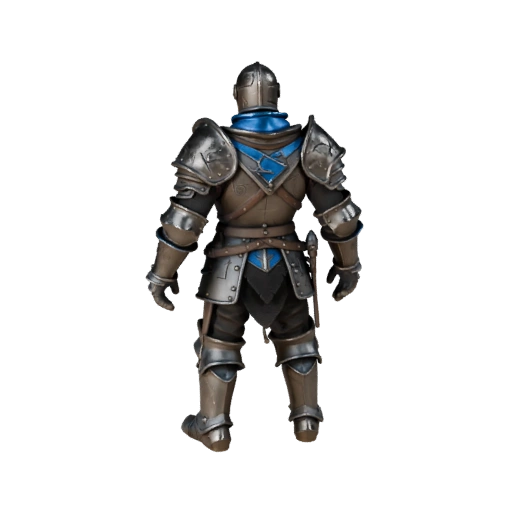 Medieval Assault Knight Character Model - Rigged