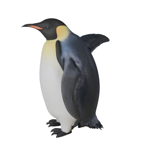 Emperor Penguin 3D Model for Blender - PBR Asset with Textures