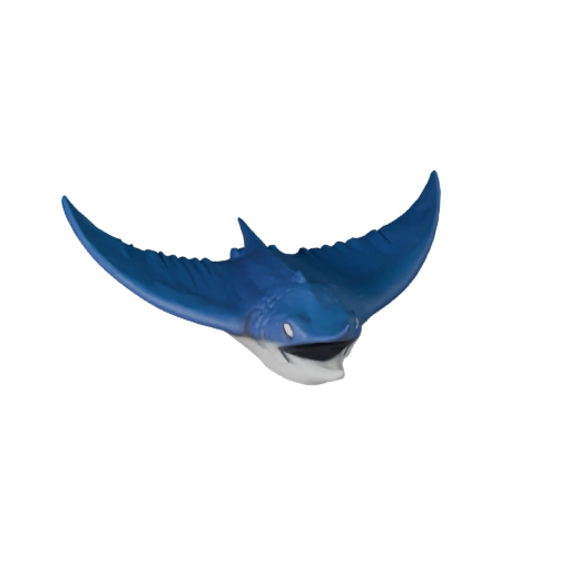 High Poly Stingray 3D Model - Detailed STL Asset for Printing