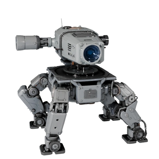 Research Crawler Robot 3D Asset for Studio Renders