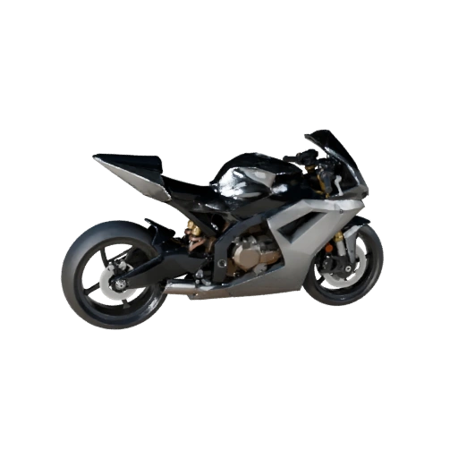 Low Poly Sport Motorcycle 3D Model for Unity & Unreal