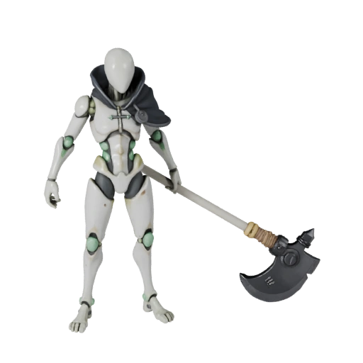 Modelo de Personagem Clérigo Anime - Articulado
