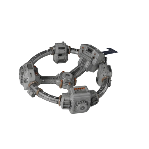 Research Habitat Module 3D Asset for Casual Engines