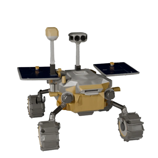 Lunar Planetary Rover 3D Asset for Realtime Levels