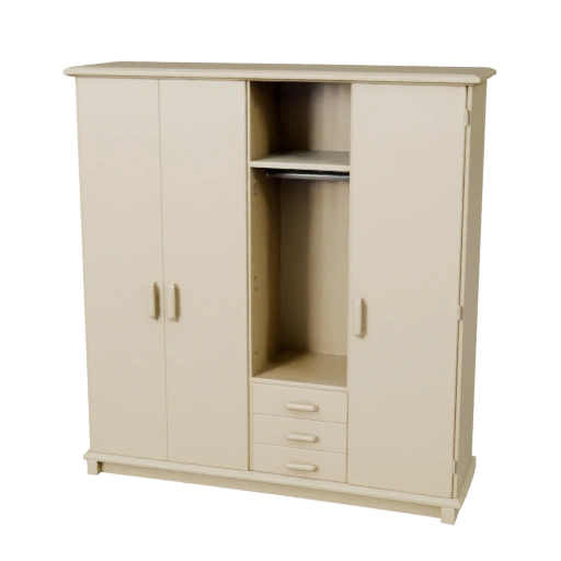 Wall Mounted Wardrobe 3D Layered Asset for Builders