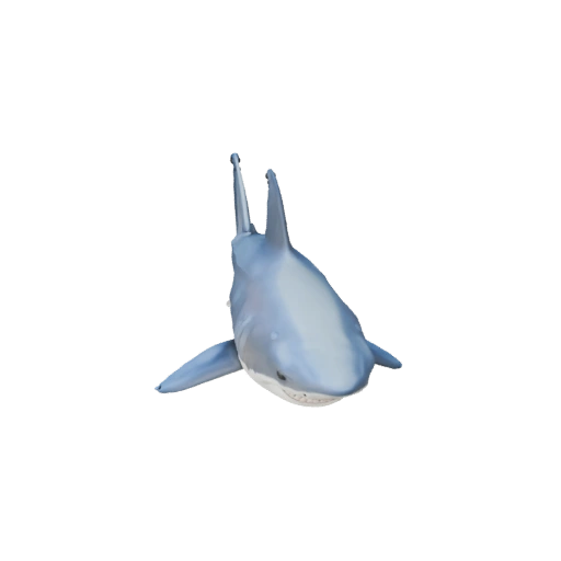 Cartoon Shark 3D Model - Stylized Asset for Animation | Royalty-Free
