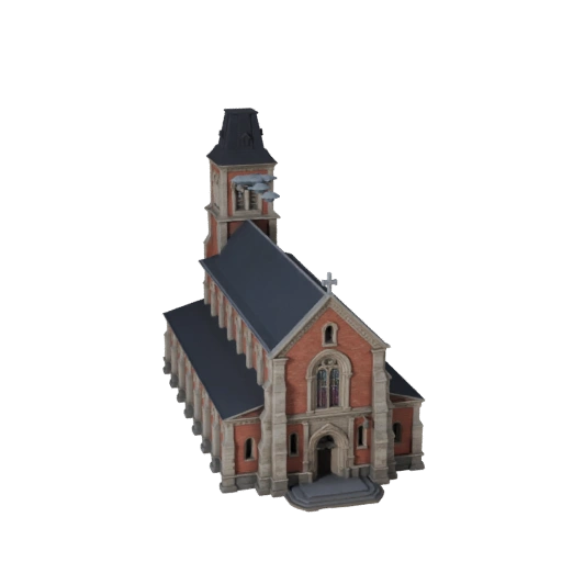 Church 3D Model for Unreal - Realtime UE Asset forRealtime