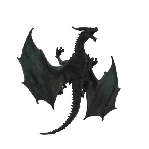 Miniatura STL Dragão Chefe Redmaw de Fantasia Sombria