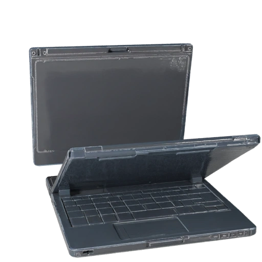 Ultrabook Laptop 3D Asset for Casual Studio Levels