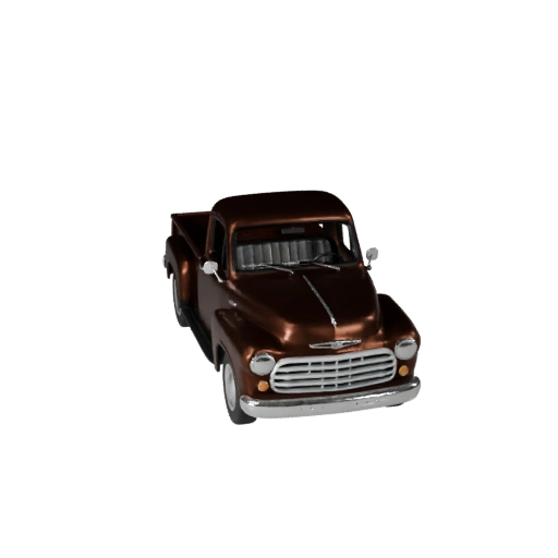 Vintage Pickup Truck 3D Model for Blender & Games -