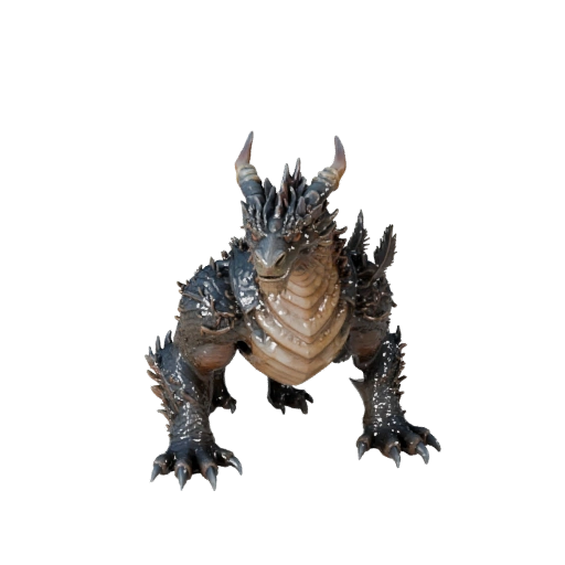 Modello 3D Drago Terrestre per Blender - Asset PBR con Texture