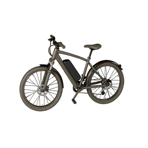 Elektrofahrrad 3D-Modell für Blender & Spiele - PBR-Asset