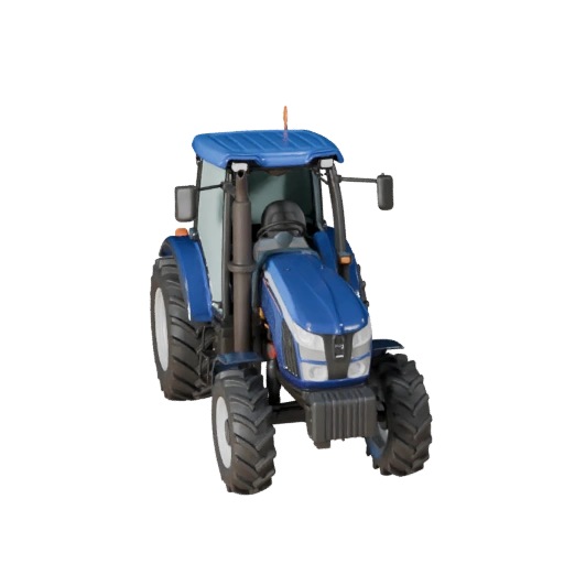 Modelo 3D de Trator Agrícola para Unreal Engine - Pronto para Jogo