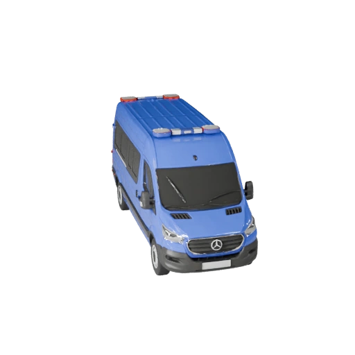 Ambulance 3D Model for Unreal Engine - Game Ready Asset