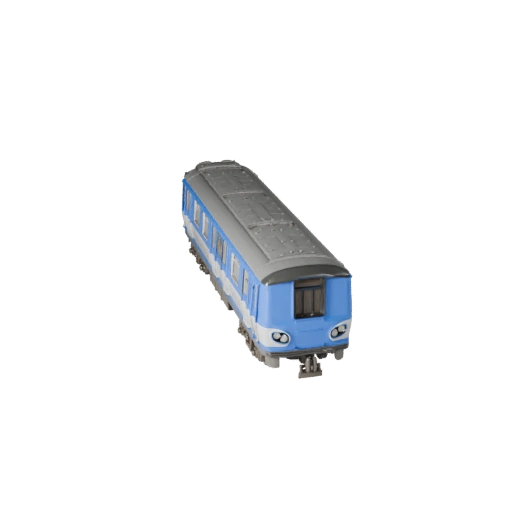 Game Ready Metro Train 3D Model for Realtime Games - PBR