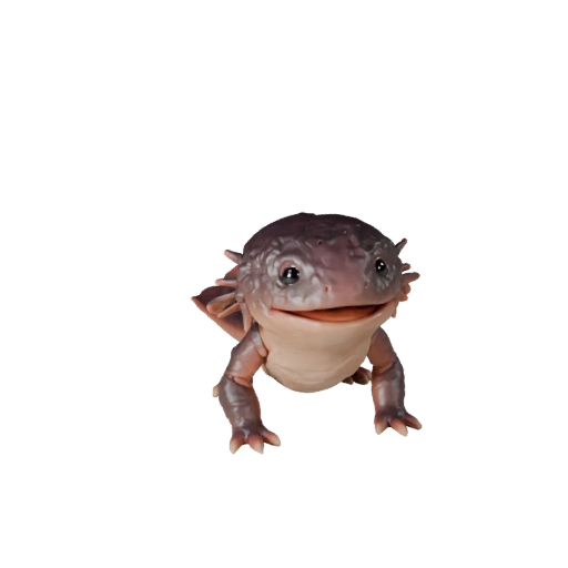 Axolotl 3D Model for Blender - PBR Asset with Textures | PBR