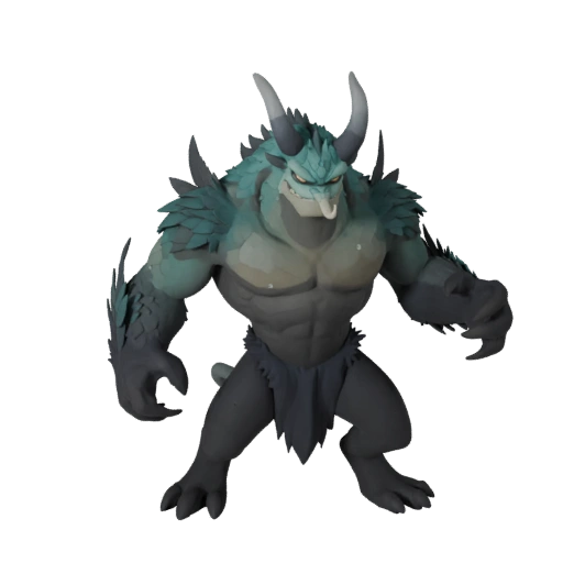 Cartoon Kraken 3D Model - Stylized Asset for Animation | PBR