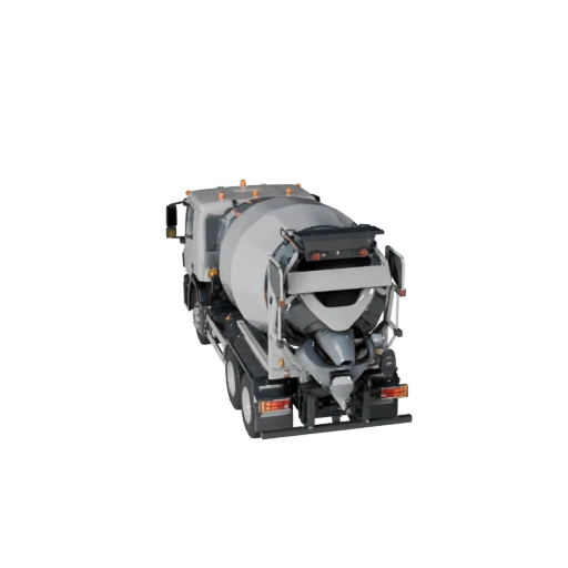 Game Ready Cement Mixer Truck 3D Model for Realtime Use