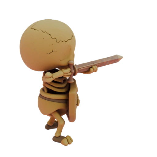 Miniature STL d'Archer Squelette Fantasy - En visée