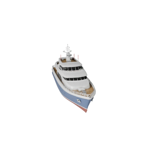 Modelo 3D STL Imprimible de Yate Vintage para Coleccionables