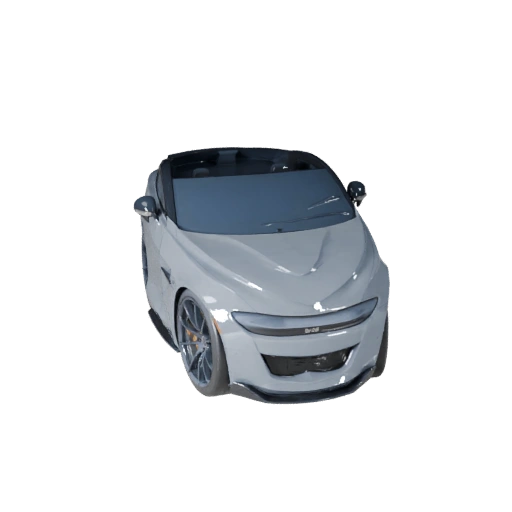Высокополигональный спортивный автомобиль 3D модель для студийных рендеров - PBR