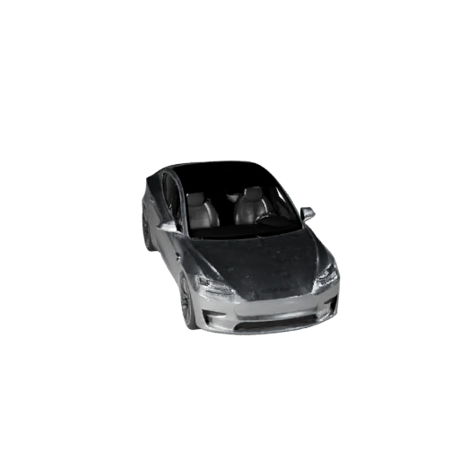 Tesla Inspired Electric Sedan 3D Model for Unity - Low