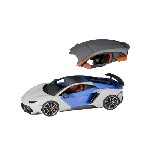 Supercar 3D Model for Blender & Games - PBR Asset