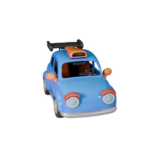 Cartoon Concept Car 3D Model for Stylized Games PBR Asset (Legacy)