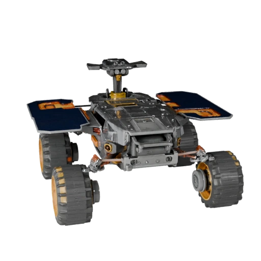 Modelo 3D de Rover de Carga Lunar para Unreal Engine - Pronto para Jogo
