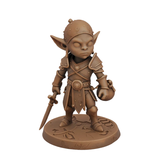 خيال goblin مصغر آرتشر STL - سرب