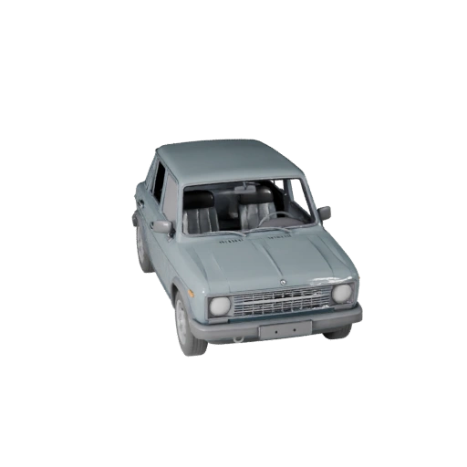 Voiture Vintage Modèle 3D pour Unity - Asset de Jeu Low Poly