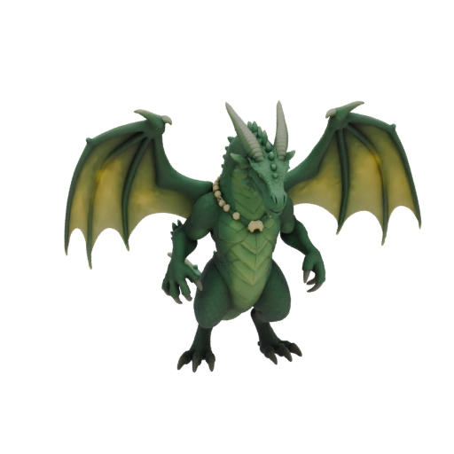 Miniatura Fantasy Dragonborn Fighter STL