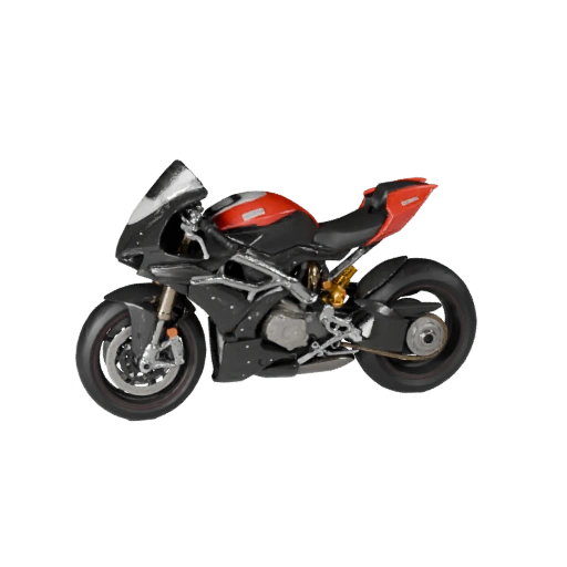 Game Ready Ducati Inspired Sport Motorcycle 3D Model for