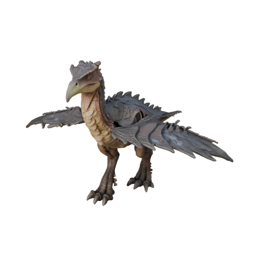 Pterodáctilo de Alto Poligonagem 3D - Ativo STL Detalhado para Impressão