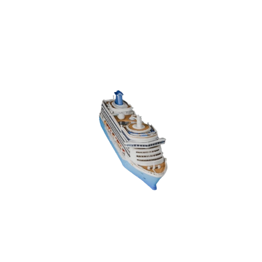 Печатный круизный лайнер STL 3D модель для коллекционирования и