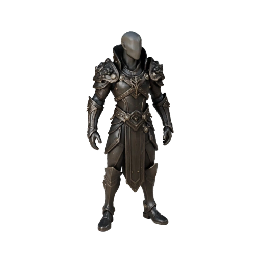 Modello Personaggio Druido Sci-Fi - Modellato
