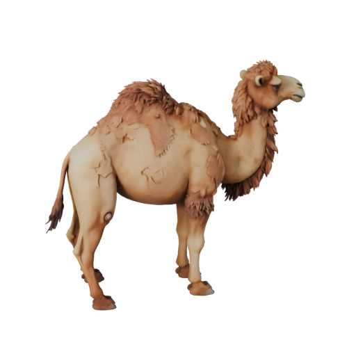 High Poly Dromedary Camel 3D Model - Detailed STL Asset for Printing