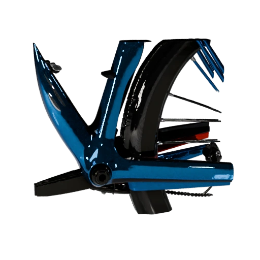 High Poly Sport Bicycle 3D Model for Studio Renders