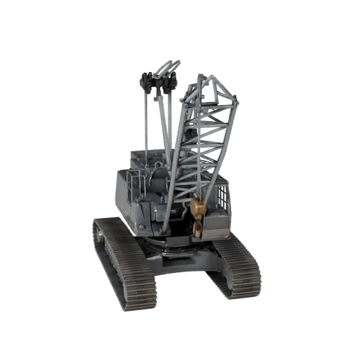 Modèle 3D de grue sur chenilles pour Unreal Engine - Prêt pour le jeu