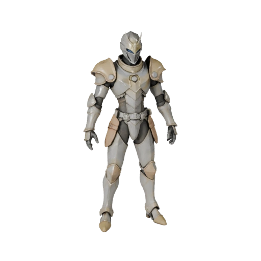 Modelo de Personaje Caballero Blindado de Anime - Articulado