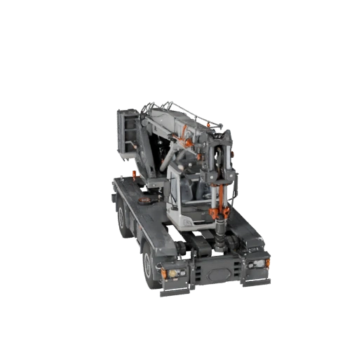 Camion Gru 3D Model per Blender - Asset Pronto per il Rendering