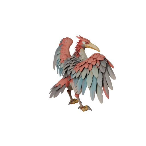 Hoher Poly Kran 3D Modell - Detailliertes STL Asset für den Druck