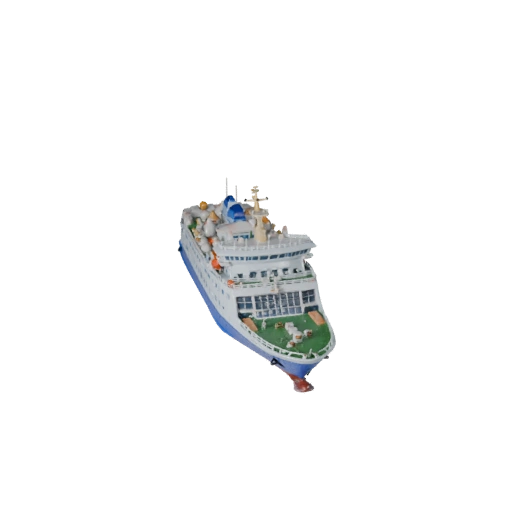 Ferry 3D Model for Blender & Games - Realistic PBR Asset